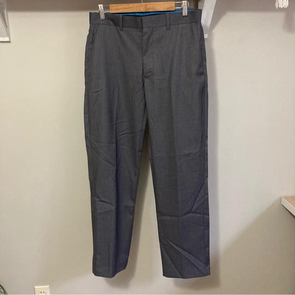 Men’s Axist Dress Pants, Gray Slacks, 30x30 - Picture 1 of 4